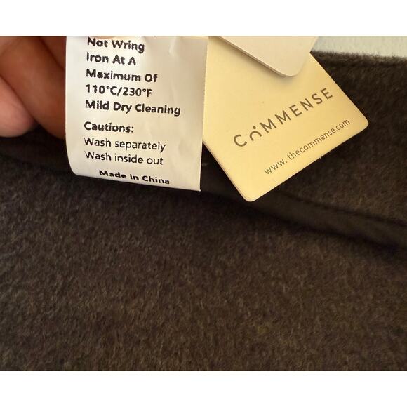 Commense Mini Skirt Women XS Gray Stretch REVOLVE ANTHRO Minimalist Neutral - Picture 10 of 12